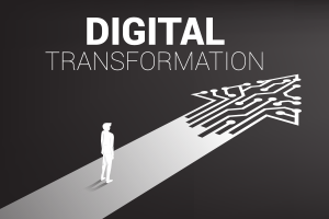 digital-transformation graphic indicating digital transformation
