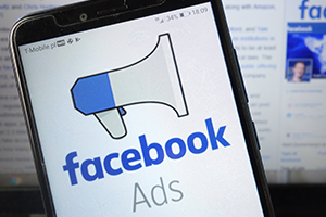 facebook-ads photo of Facebook Ads logo on smartphone screen