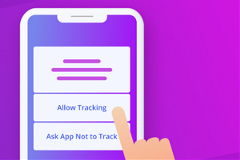 image of an IDFA-type opt-in on a smartphone