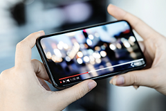 social-videos picture of a video running on a smartphone