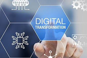 Spectrum-Health graphic showing facets of digital transformation