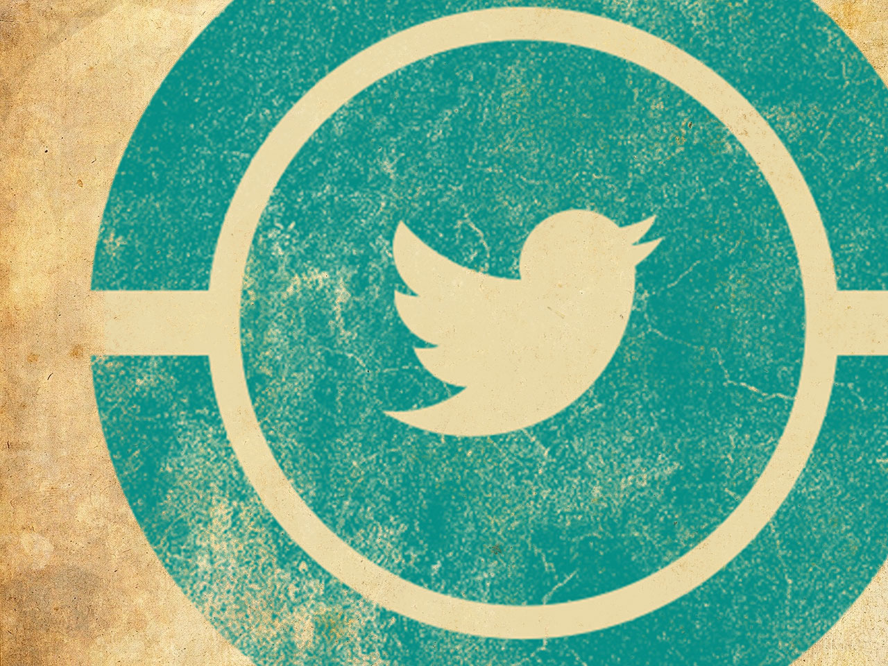 vintage-twitter a retro version of the Twitter logo